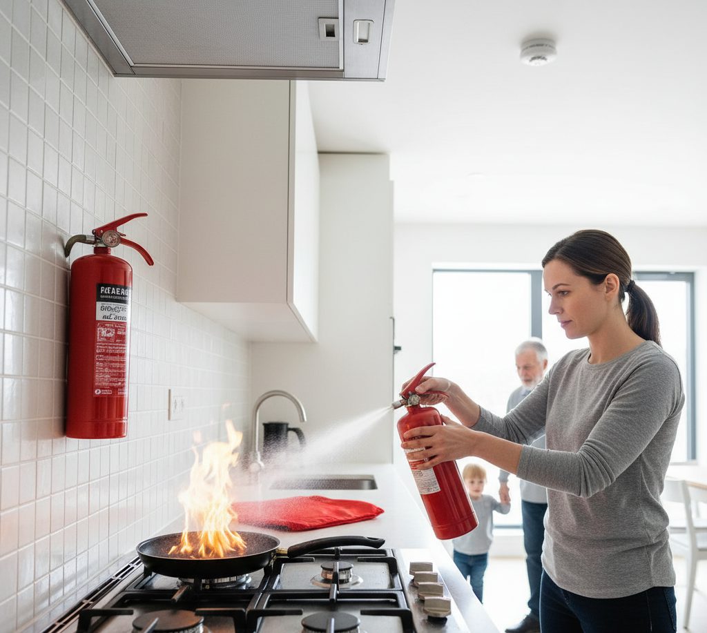 ناجی کوچک شما در خانه: راهنمای کامل استفاده از کپسول آتشنشانی